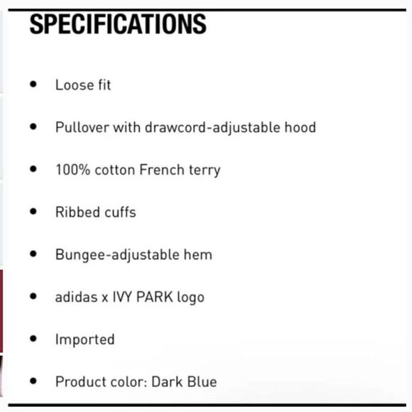 IVY PARK x adidas Hooded Cropped Shrug - Picture 14 of 16